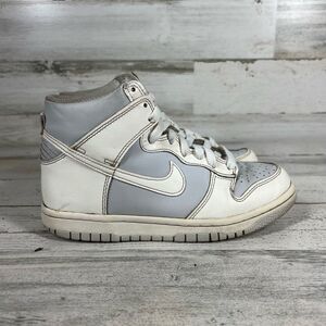 Nike Womens Dunk High Aluminum‎ DD1869-107 Sneakers Logo US 6